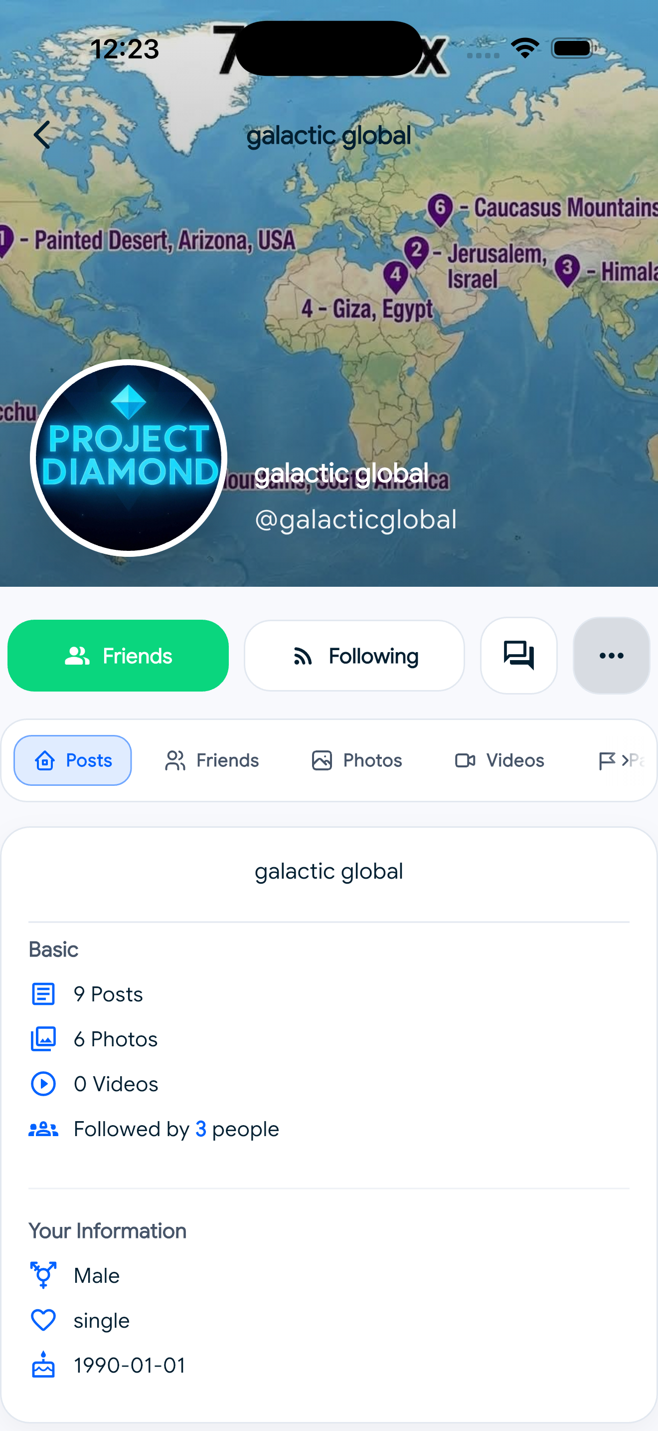 Sngine Timeline – Flutter Social Networking App (Android & iOS) mobile preview